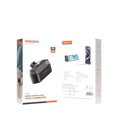 Porodo Mini Portable Power Bank (5000mAh) Review: Compact Power Without the Cables 5